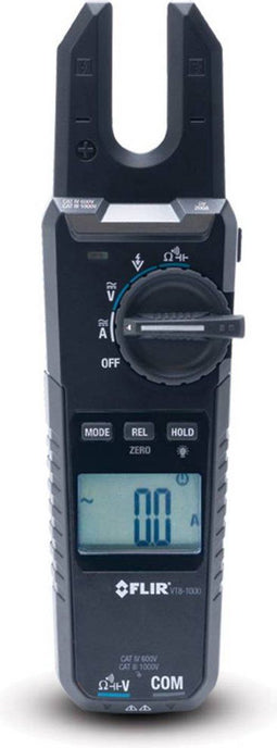 FLIR VT8-1000: Digitale stroomtang met open bek CAT IV 600 V, CAT III 1000 V Weergave (counts): 6000