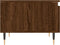 vidaXL - Salontafel - 50x46x35 - cm - bewerkt - hout - bruin - eikenkleur