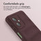 imoshion Hoesje - Geschikt voor Motorola Moto G54 - EasyGrip Backcover - Aubergine