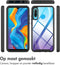 iMoshion Hoesje Geschikt voor Huawei P30 Lite Hoesje - iMoshion 360° Full Protective Case - Zwart / Transparant