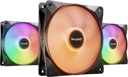 be quiet! LIGHT WINGS LX - Case Fan - 120mm - 87.5 cfm - 1600 rpm - 25.5 dBA - ARGB LED - zwart (3-pack)