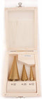 Brüder Mannesmann M54603 - Trapborenset - HSS en titaan gecoate borens - 4-12 mm 4-20 mm 4-32 mm