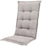 Kussen hoge rug ca.123x50cm Outdoor WR Napels taupe