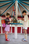 Sticky Lemon Backpack/Boekentas Large Better Together - Colourblocking - Gravel Orange - Rosette Pink