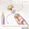 Sansbeauté® 2 in 1 - Wenkbrauw Trimmer - Pijnloze Gezichtsontharing - Rainbow Edition