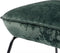 Dutch Decor - SCOTT - Voetenbankje - velvet poef - 57x54x40 cm - ideale bijzet poef - Mountain View - groen- Hocker- Zitmeubel