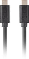 Lanberg CA-CMCM-32CU-0010-BK - USB-C Kabel - 1 m - Zwart