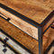 Sidetable mangohout - Sidetable Sanne - Sidetable industrieel 120 cm