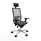 Bureaustoel met hoofdsteun Piqueras y Crespo 3D086N1 Donker grijs