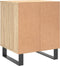 vidaXL - Nachtkastje - 40x35x50 - cm - bewerkt - hout - sonoma - eikenkleurig