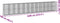 vidaXL - Schanskorf - 1200x100x200 - cm - gegalvaniseerd - ijzer - zilverkleurig