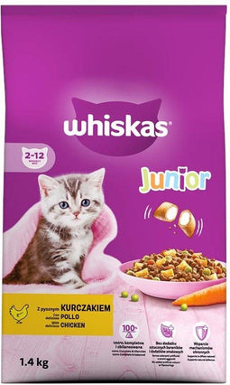 Kattenvoer Whiskas Junior 2-12 Kip 1,4 Kg