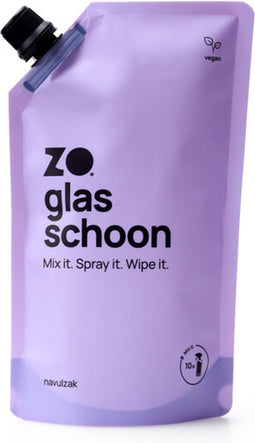 ZO Glas Schoon Geurloos Navulzak 10 navullingen