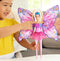 Barbie HXJ10 - Dans- en Fladderpop - Magische Vlindervleugels - Multicolor