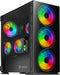 Savio PC Case Prime X1 ARGB Glass Black Midi Tower Zwart
