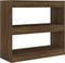 vidaXL - Boekenkast/kamerscherm - 80x30x72 - cm - bruin - eikenkleur