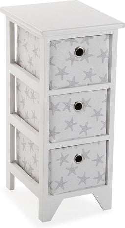 Ladenkast Versa Grijs Sterren Hout 29 x 58 x 23 cm