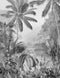 Komar - Fotobehang - Lac - Tropical - Black - & - White - 200x270 - cm