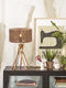 GOOD&MOJO Tafellamp Iguazu - Jute/Bamboe Zwart - Ø30x45cm -