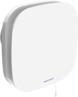 Vent-Axia Supra design 100HT badkamerventilator - timer & vochtsensor - 90 m3/h - Ø100mm