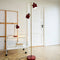 Dyberg Larsen Ocean - Vloerlamp - Verstelbare kap - Donkerrood/Messing