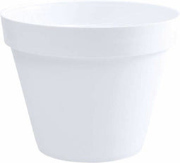 Bloempot EDA Tuscan Ø 48 x 40 cm Rond Cirkelvormig Wit Polypropyleen