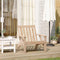 vidaXL - Tuinstoel - Adirondack - 75x77x77 - cm - massief - grenenhout