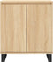 vidaXL - Dressoir - 60x35x70 - cm - bewerkt - hout - sonoma - eikenkleurig