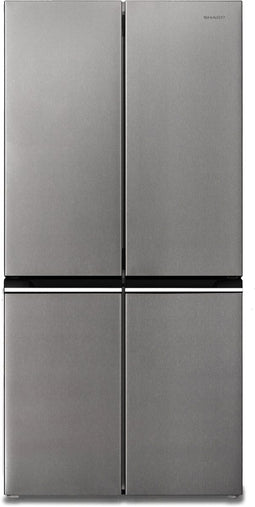 Sharp SJNFA15IMXPDEU - Amerikaanse Koelkast - 4 deurs - 488 l - Advanced No Frost - zilver