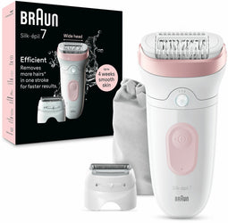 Braun Silk·épil 7-030 - Epilator - Wet & Dry - Massageopzetstuk