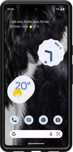 Just in Case Google Pixel 7a - TPU Hoesje - Schokabsorberend - Zwart
