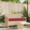 vidaXL - Ligbedkussen - Wijndruif - Rood - 100x40x8 - cm - Oxford - Stof