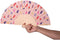 Handwaaier - Japanse handwaaier - ice cream - hout/textiel