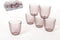 Bormioli Rocco Glazen Infinity Color - waterglazen 6 stuks 290ml roze