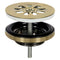 Differnz Force - Fonteinset - Keramiek - Kraan recht mat goud - 40 x 22 x 11.5 cm