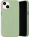 Selencia Hoesje Geschikt voor iPhone 13 Hoesje - Selencia Gaia Slang Backcover - Groen