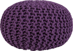 CONRAD - Poef - Paars - Katoen