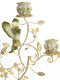 Light&living Kandelaar 3L 26x13x37 cm PARROT crème-groen-geel+licht goud