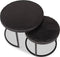 Salontafel set 60-45 cm - zwarte salontafel - salontafels - salontafel