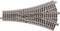 H0 Roco GeoLine (met ballastbed) 61160 Driewegwissel 1 stuk(s)