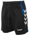 hummel Aarhus Shorts - Sportbroek Kids - Sneldrogend - Zwart/Blauw
