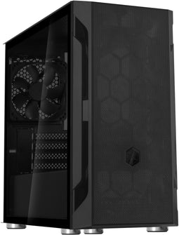 Silverstone FARA H1M - Micro Tower PC - Tempered Glass - Zwart