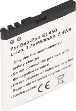 Accu geschikt voor Bea-Fon SL450, SL560 3,7 Volt 900mAh