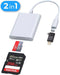 Nuvance - SD Kaartlezer - USB C en Lightning Adapter - Compact en Duurzaam