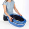 Trixie Berto - Open Kattenbak - Scheidingssysteem - Donkergrijs/Blauw 59X39X22 cm