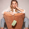 Selencia Hoesje Geschikt voor iPhone 13 Hoesje Met Pasjeshouder - Selencia Llyr 2-in-1 Uitneembare Slang Bookcase - Groen