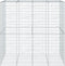 vidaXL - Schanskorf - 200x100x200 - cm - gegalvaniseerd - ijzer - zilverkleurig