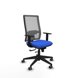 Piqueras y Crespo 1D066G0 - Bureaustoel - Verstelbare hoogte met armleuning - Blauw