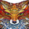 UNIDRAGON Houten Puzzel Voor Volwassenen Dier - Vurige Vos - 197 stukjes - Medium 22x32 cm