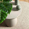 vidaXL - Vloerkleed - ZIZUR - crème - binnen - en - buiten - Ø - 90 - cm - jute - look